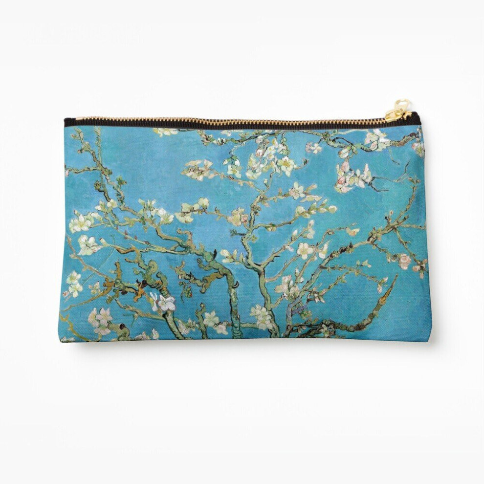 Whibos Makeup Bag 1890-Vincent Van Gogh-Almond Blossom-73.5X92 Cosmetic Organizer Tyvek Paper Bags Zipper Pouch