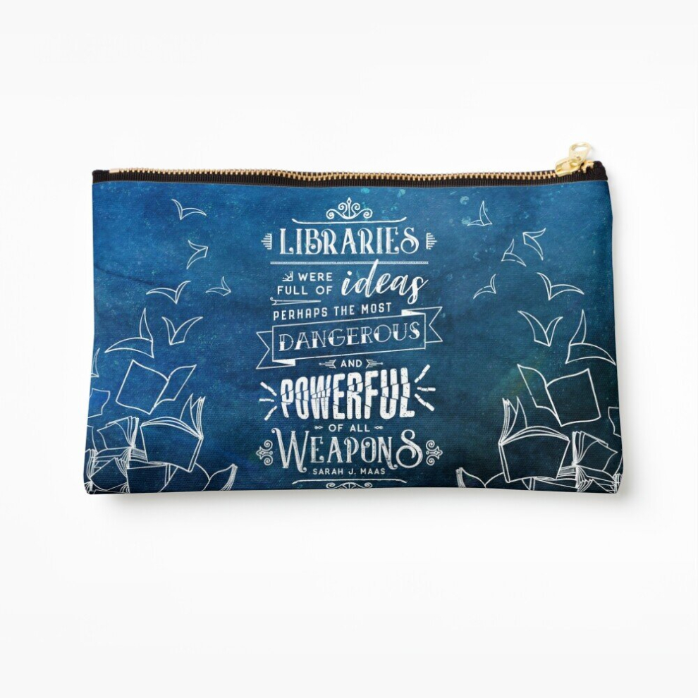 Whibos Makeup Bag Libraries Cosmetic Organizer Tyvek Paper Bags Zipper Pouch