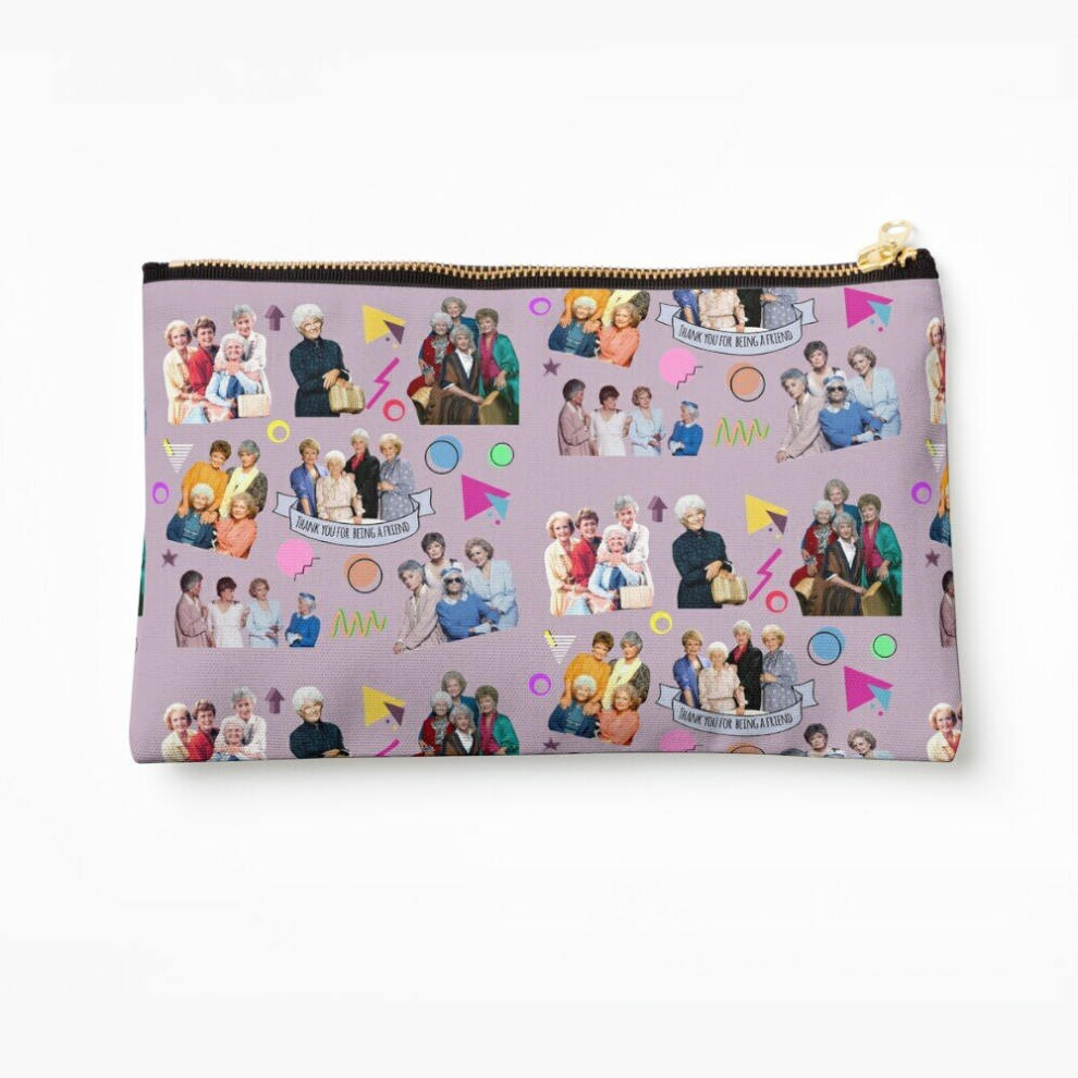 Whibos Makeup Bag The Golden Girls Cosmetic Organizer Tyvek Paper Bags Zipper Pouch