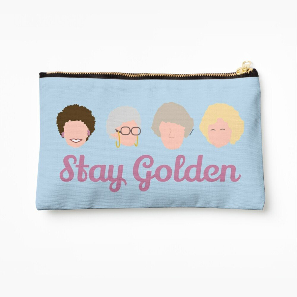 Whibos Golden Makeup Bag Stay Girls Cosmetic Organizer Tyvek Paper Bags Zipper Pouch
