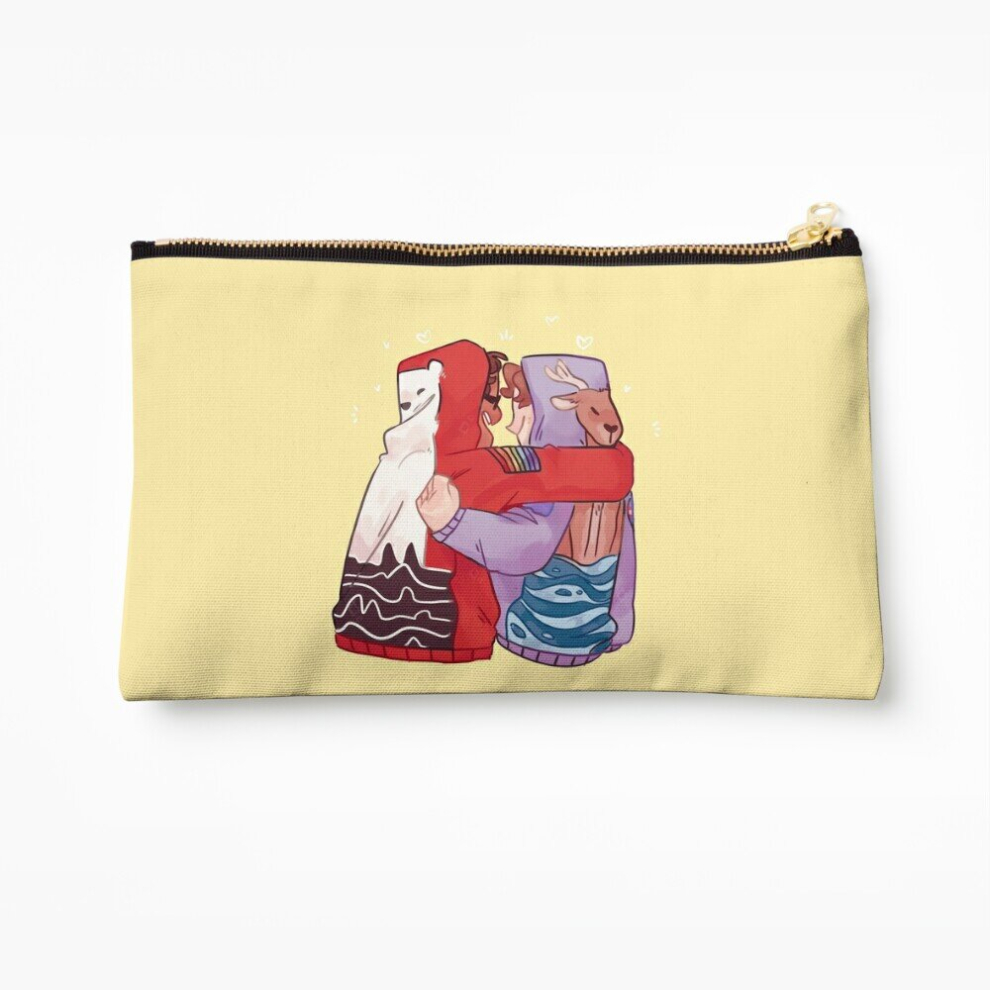 Whibos Makeup Bag Hoodie Bros Cosmetic Organizer Tyvek Paper Bags Zipper Pouch