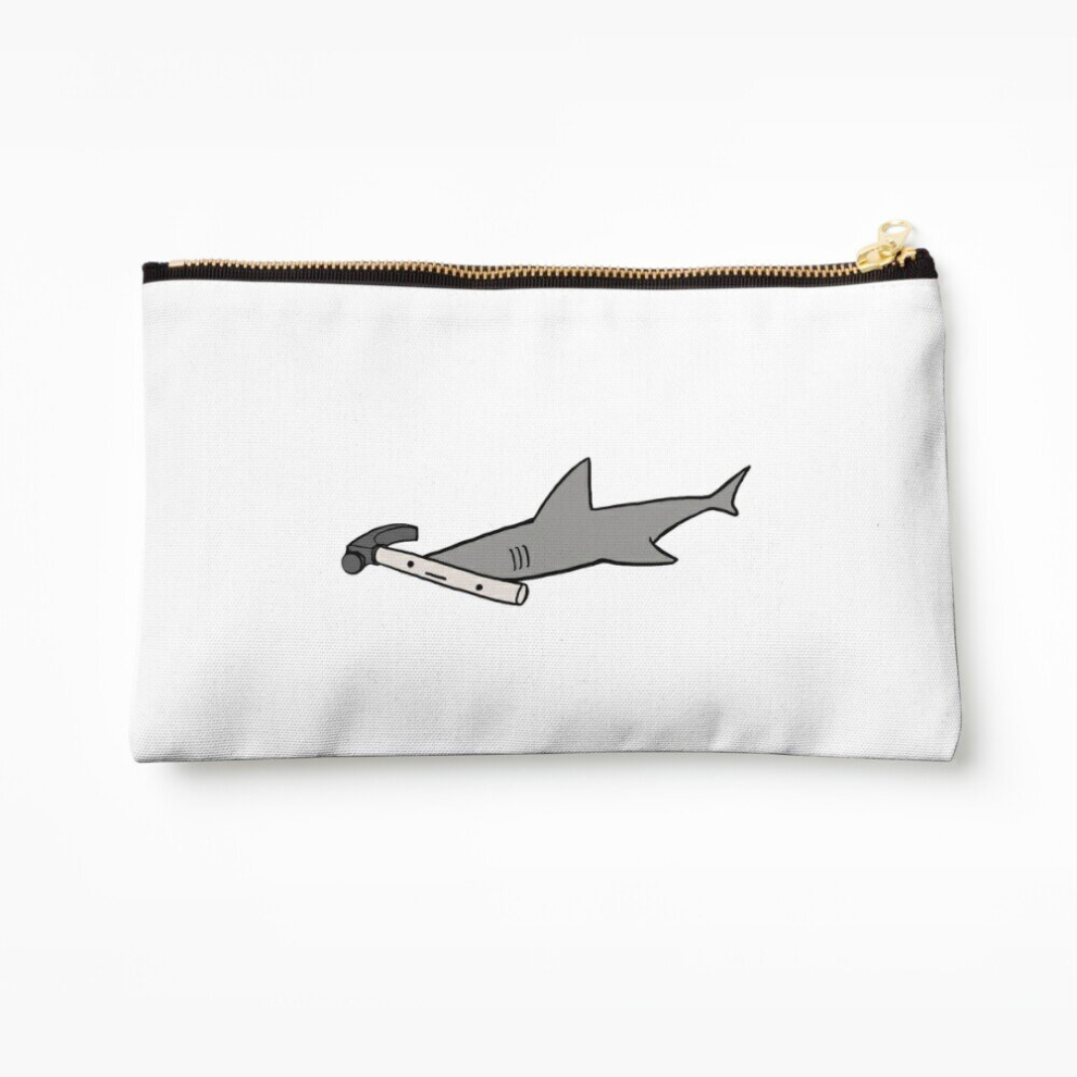 Whibos Makeup Bag Hammerhead Shark Cosmetic Organizer Tyvek Paper Bags Zipper Pouch