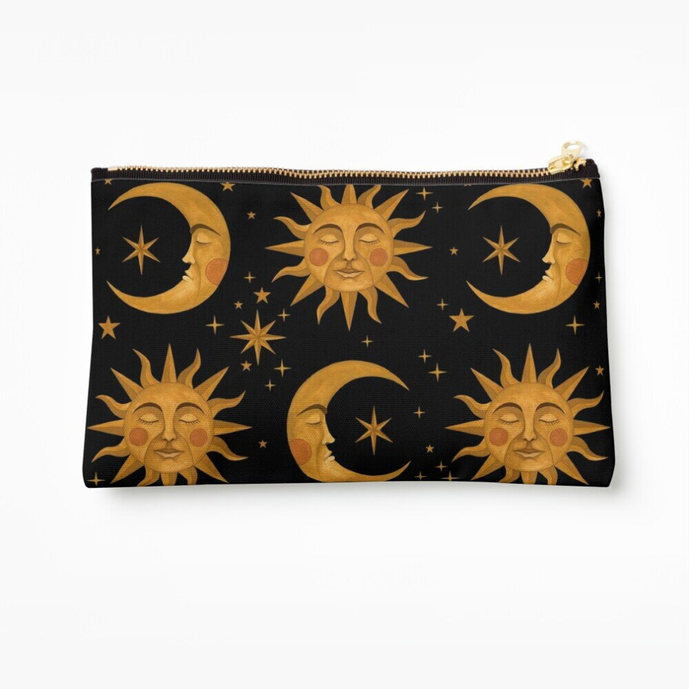 Whibos Makeup Bag Celestial Dreams Cosmetic Organizer Tyvek Paper Bags Zipper Pouch
