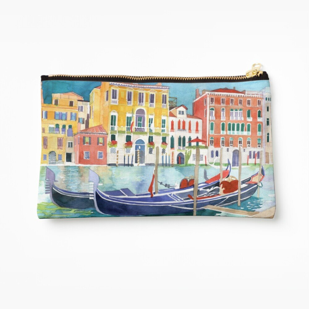Whibos Makeup Bag Canal In Venice Vol 2 Cosmetic Organizer Tyvek Paper Bags Zipper Pouch