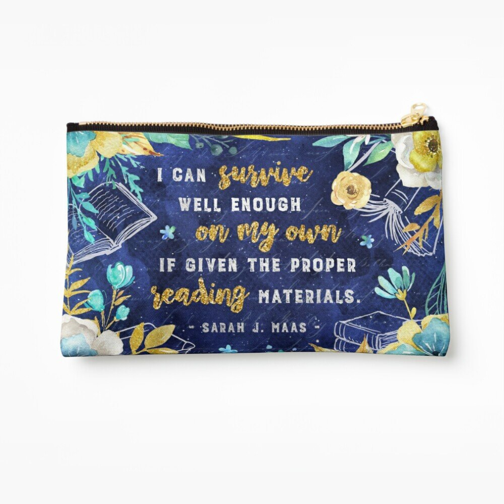 Whibos Makeup Bag I Can Survive Cosmetic Organizer Tyvek Paper Bags Zipper Pouch
