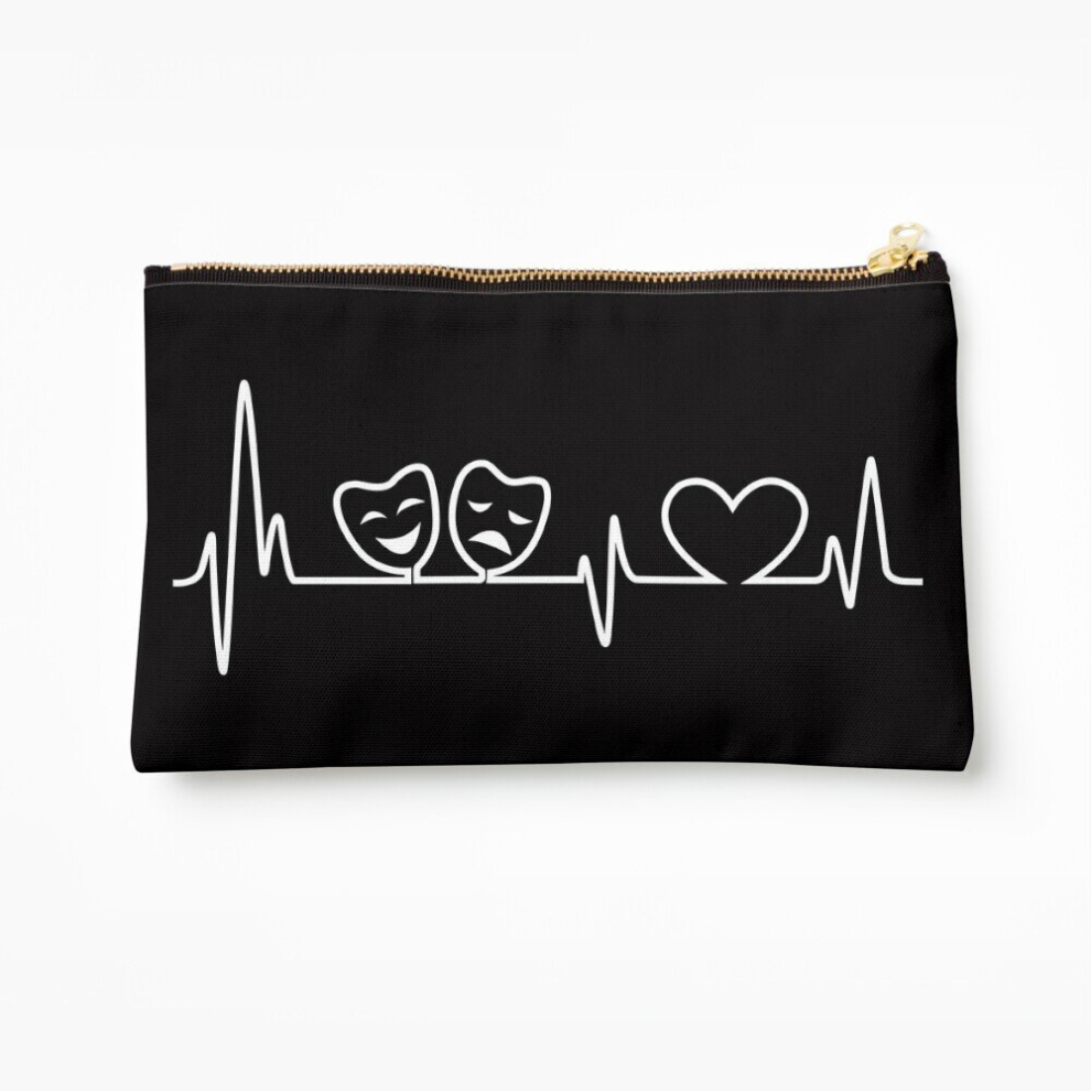 Whibos Makeup Bag Theatre In Heartbeat Cosmetic Organizer Tyvek Paper Bags Zipper Pouch