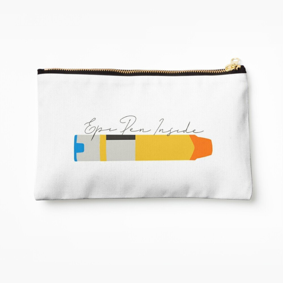 Whibos Makeup Bag Epi-Pen Inside Cosmetic Organizer Tyvek Paper Bags Zipper Pouch