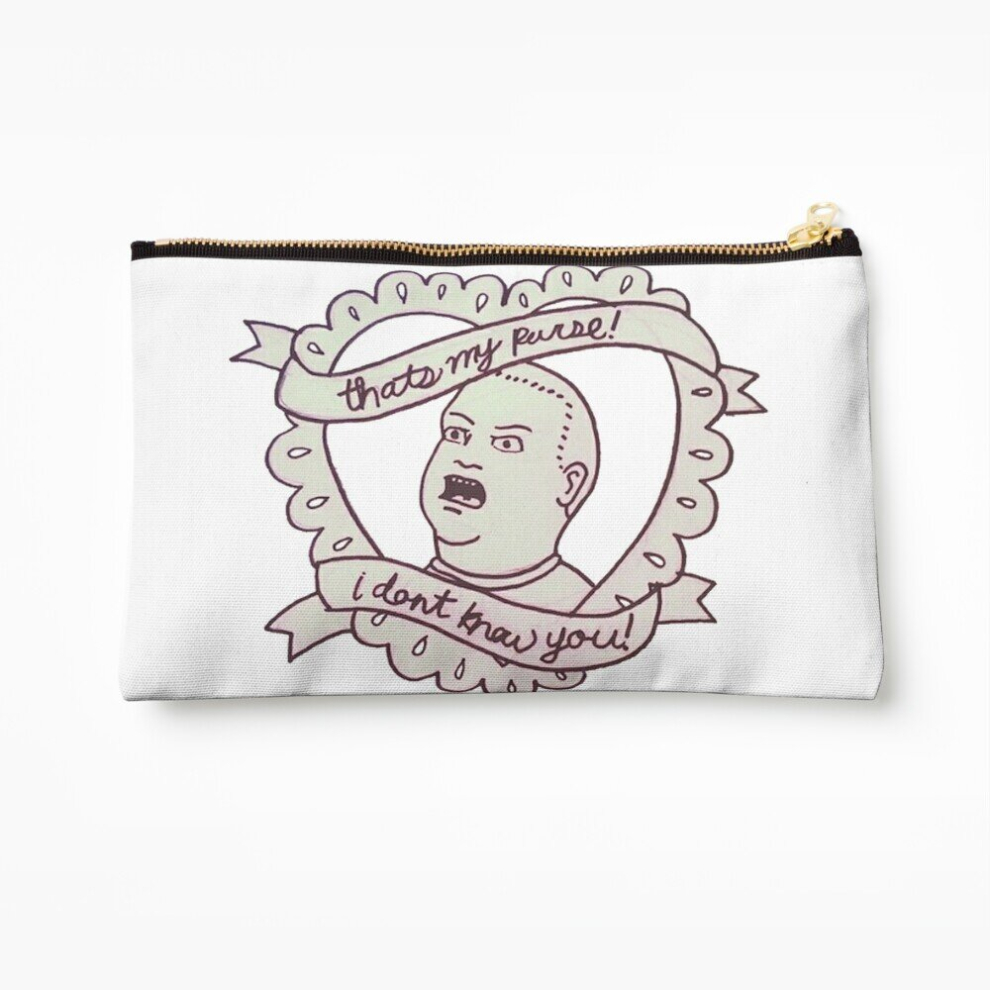 Whibos Makeup Bag Thats My Purse! I Don't Know You! - Heart With Banners Cosmetic Organizer Tyvek Paper Bags Zipper Pouch