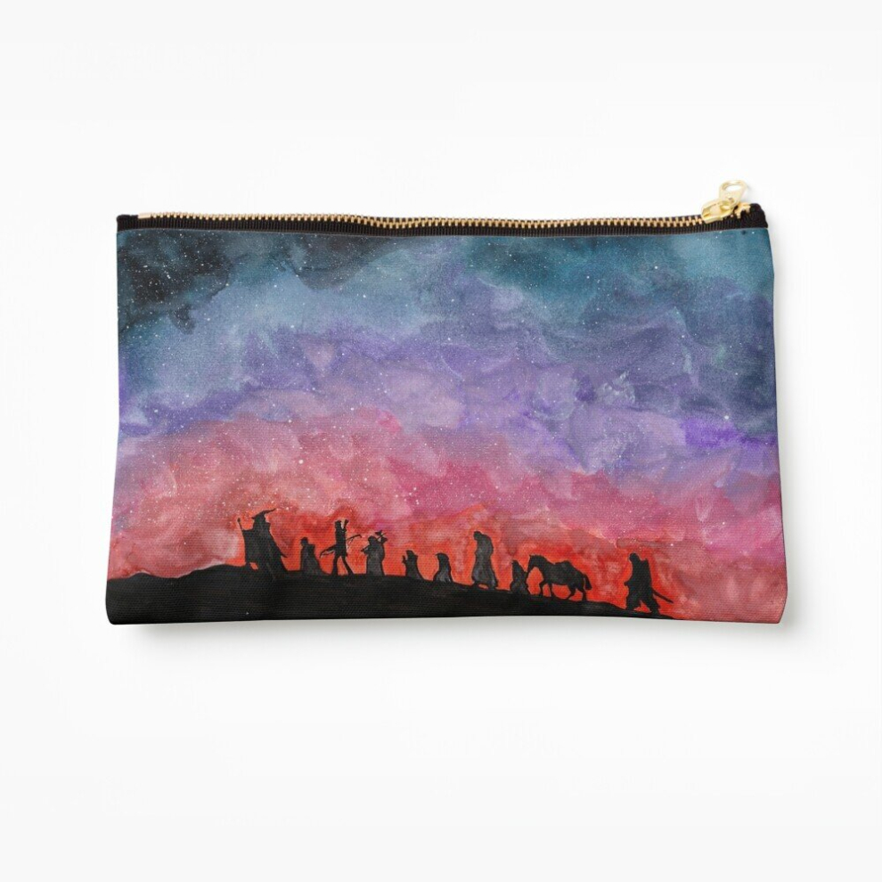 Whibos Makeup Bag The Road Goes Ever Onward Cosmetic Organizer Tyvek Paper Bags Zipper Pouch