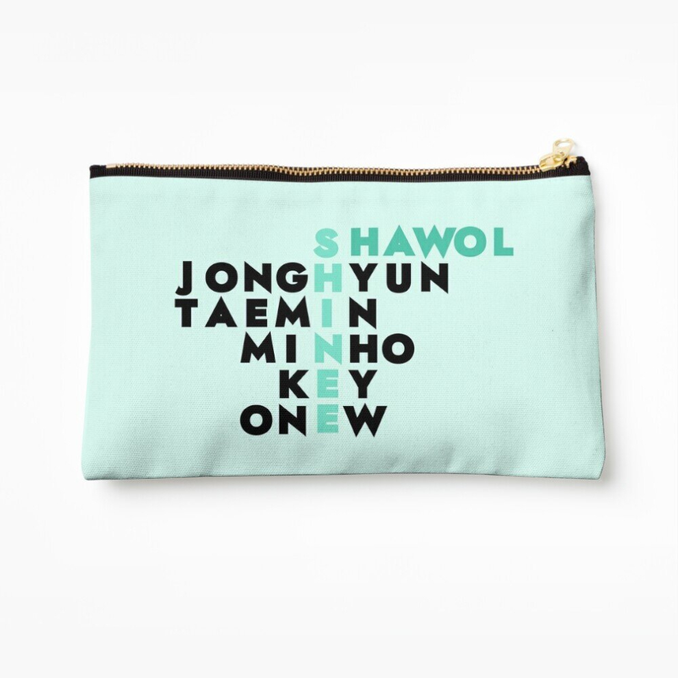 Whibos Makeup Bag Shinee - Wordgame Cosmetic Organizer Tyvek Paper Bags Zipper Pouch