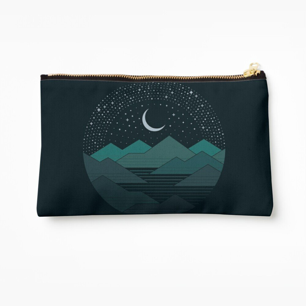 Whibos Makeup Bag Between The Mountains And The Stars Cosmetic Organizer Tyvek Paper Bags Zipper Pouch