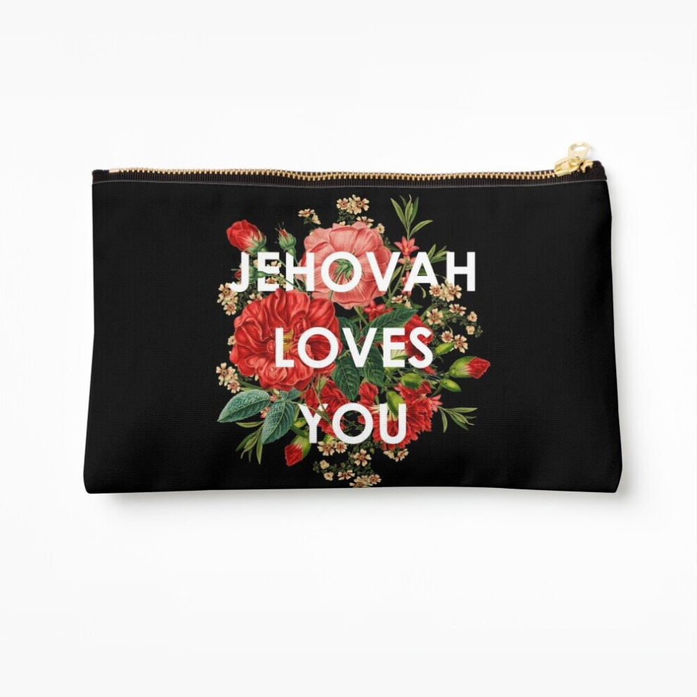 Whibos Makeup Bag Jehovah Loves You Cosmetic Organizer Tyvek Paper Bags Zipper Pouch