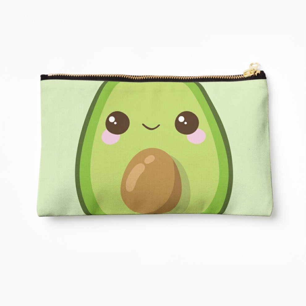 Whibos Makeup Bag Cutest Avocado Ever Cosmetic Organizer Tyvek Paper Bags Zipper Pouch