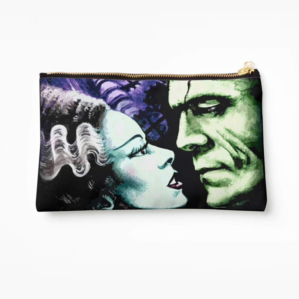 Whibos Makeup Bag Bride Frankie Monsters In Love Cosmetic Organizer Tyvek Paper Bags Zipper Pouch