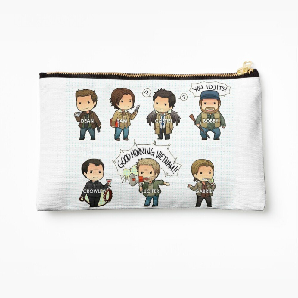 Whibos Makeup Bag Supernatural Cosmetic Organizer Tyvek Paper Bags Zipper Pouch