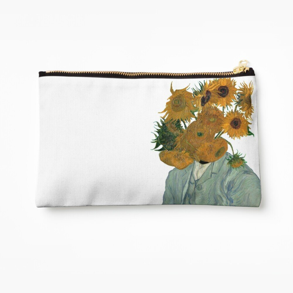 Whibos Makeup Bag From The Artist, Beauty Grows Cosmetic Organizer Tyvek Paper Bags Zipper Pouch
