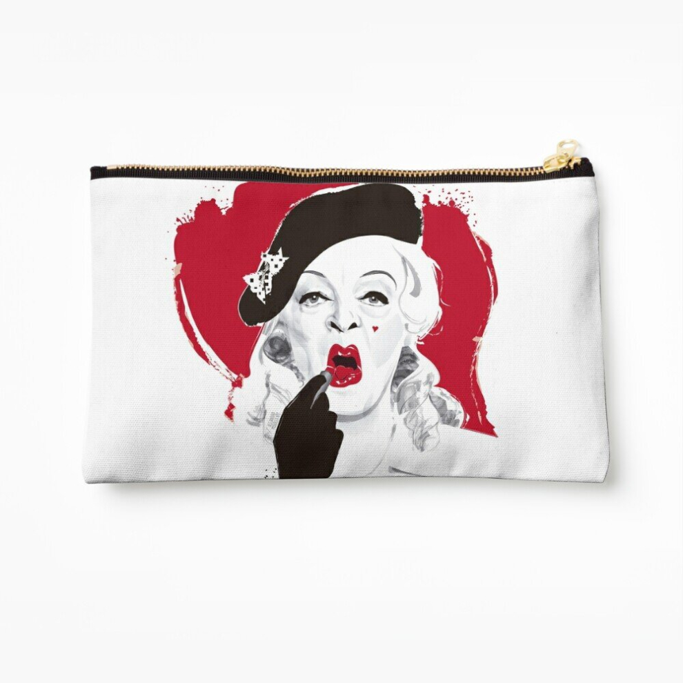 Whibos Makeup Bag Baby Jane Lipstick Cosmetic Organizer Tyvek Paper Bags Zipper Pouch