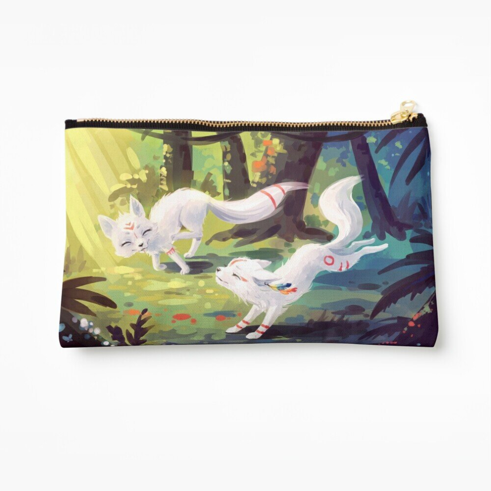 Whibos Makeup Bag Follow Me Cosmetic Organizer Tyvek Paper Bags Zipper Pouch