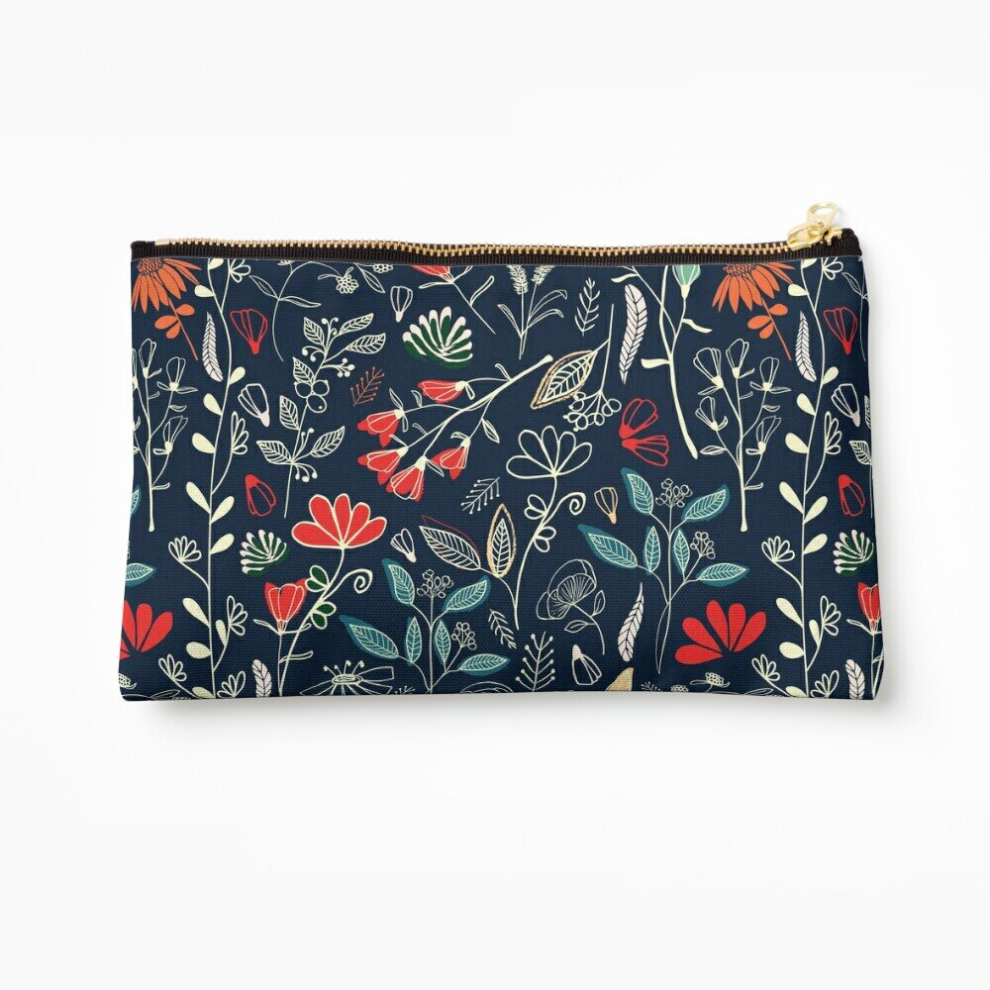 Whibos Makeup Bag Forest Treasures Cosmetic Organizer Tyvek Paper Bags Zipper Pouch