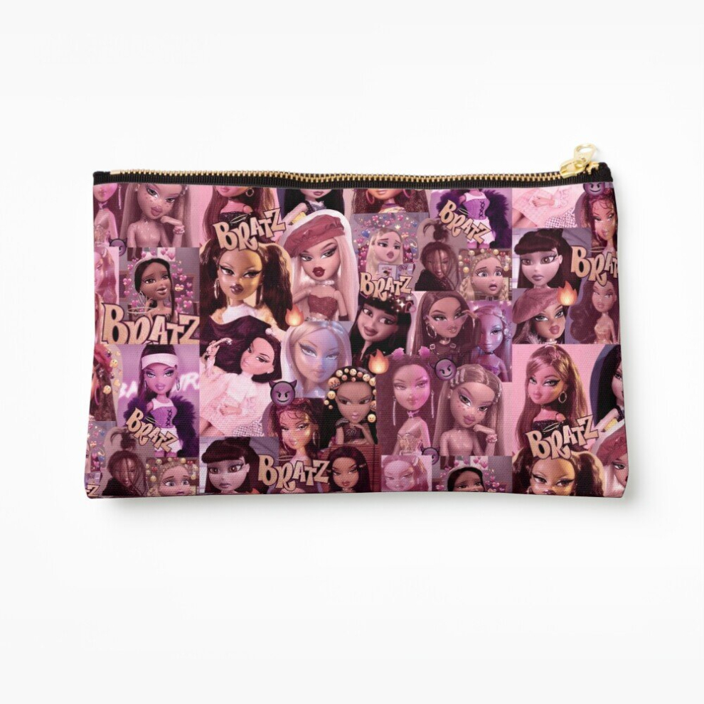 Whibos Makeup Bag Bratz Cosmetic Organizer Tyvek Paper Bags Zipper Pouch