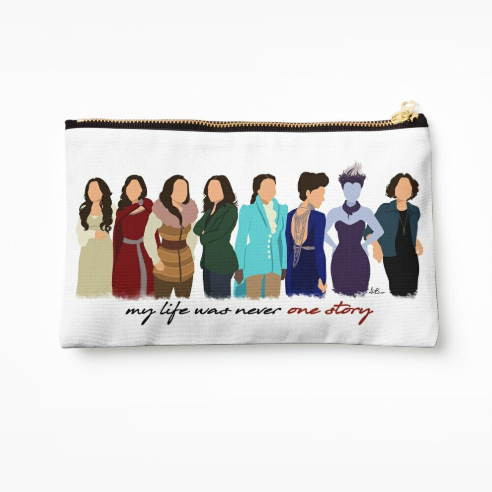 Whibos Makeup Bag Regina Mills - Hero/Villain Cosmetic Organizer Tyvek Paper Bags Zipper Pouch