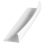 SPARES2GO Universal Replacement Fridge Freezer Handgrip Door Handle (White, 145mm) 10