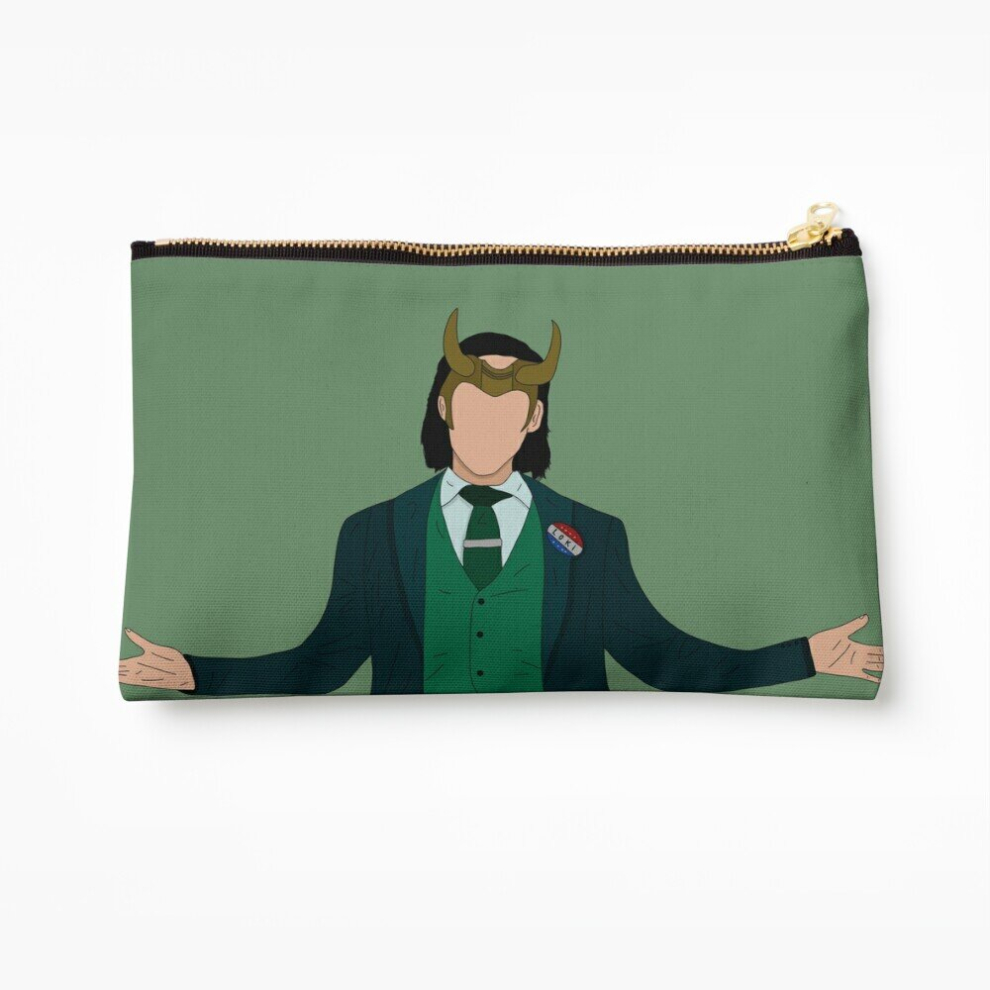 Whibos Makeup Bag Loki Vote For Loki Cosmetic Organizer Tyvek Paper Bags Zipper Pouch