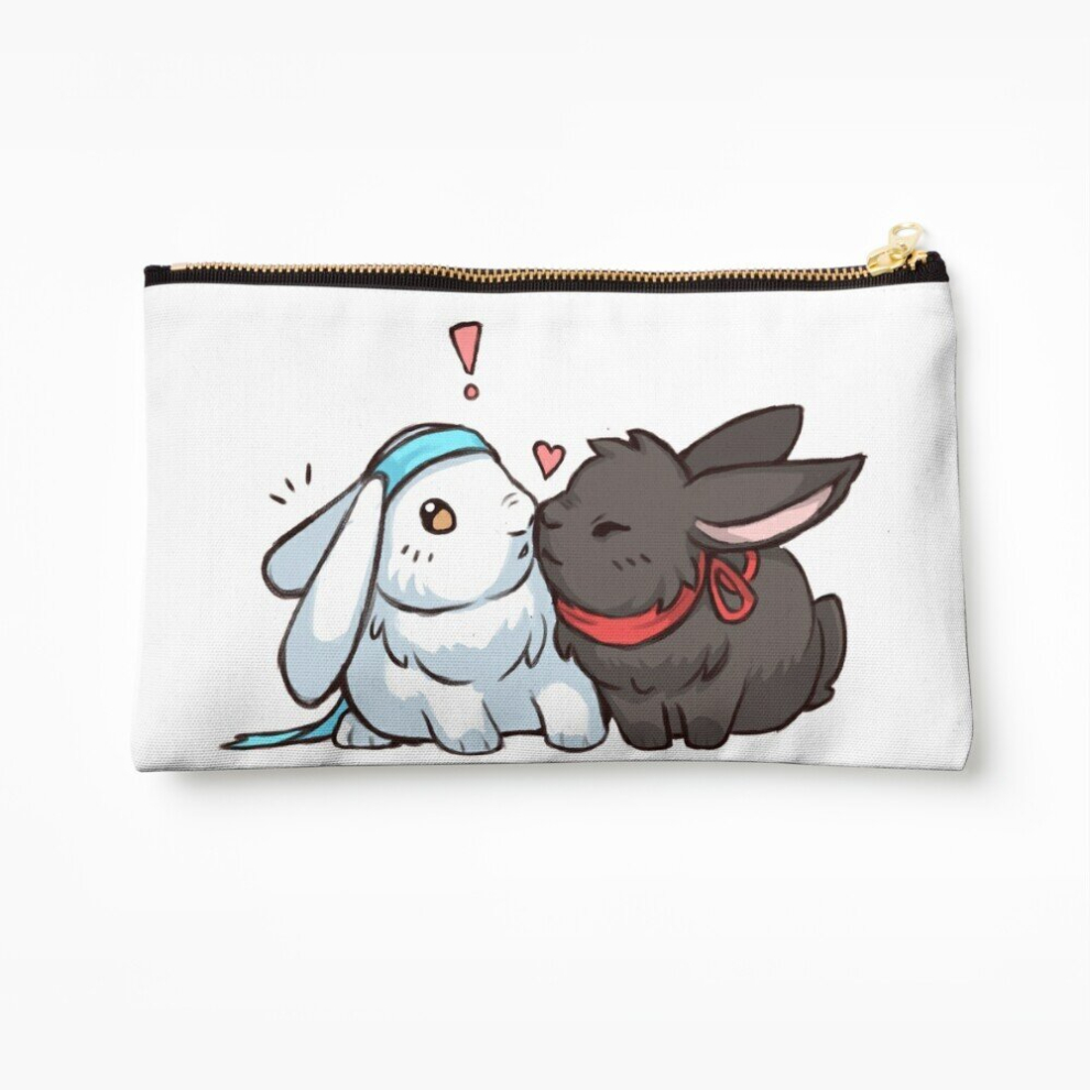 Whibos Makeup Bag Wangxian Bunnies Cosmetic Organizer Tyvek Paper Bags Zipper Pouch