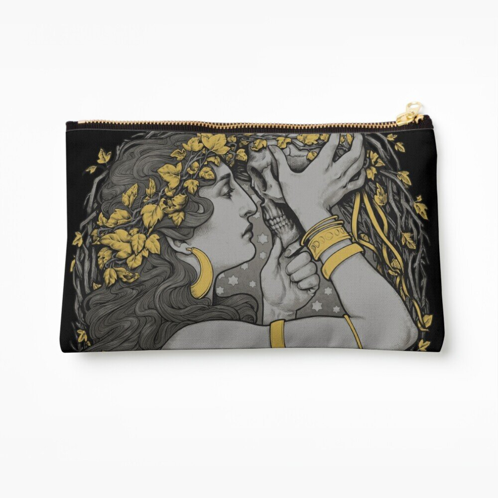 Whibos Makeup Bag The Witch Cosmetic Organizer Tyvek Paper Bags Zipper Pouch