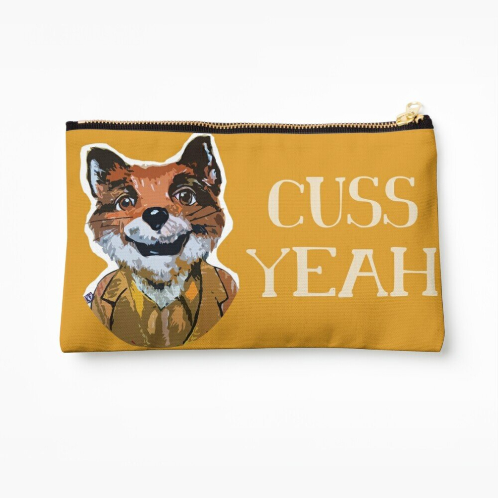 Whibos Makeup Bag Cuss Yeah - Mr Fox Cosmetic Organizer Tyvek Paper Bags Zipper Pouch