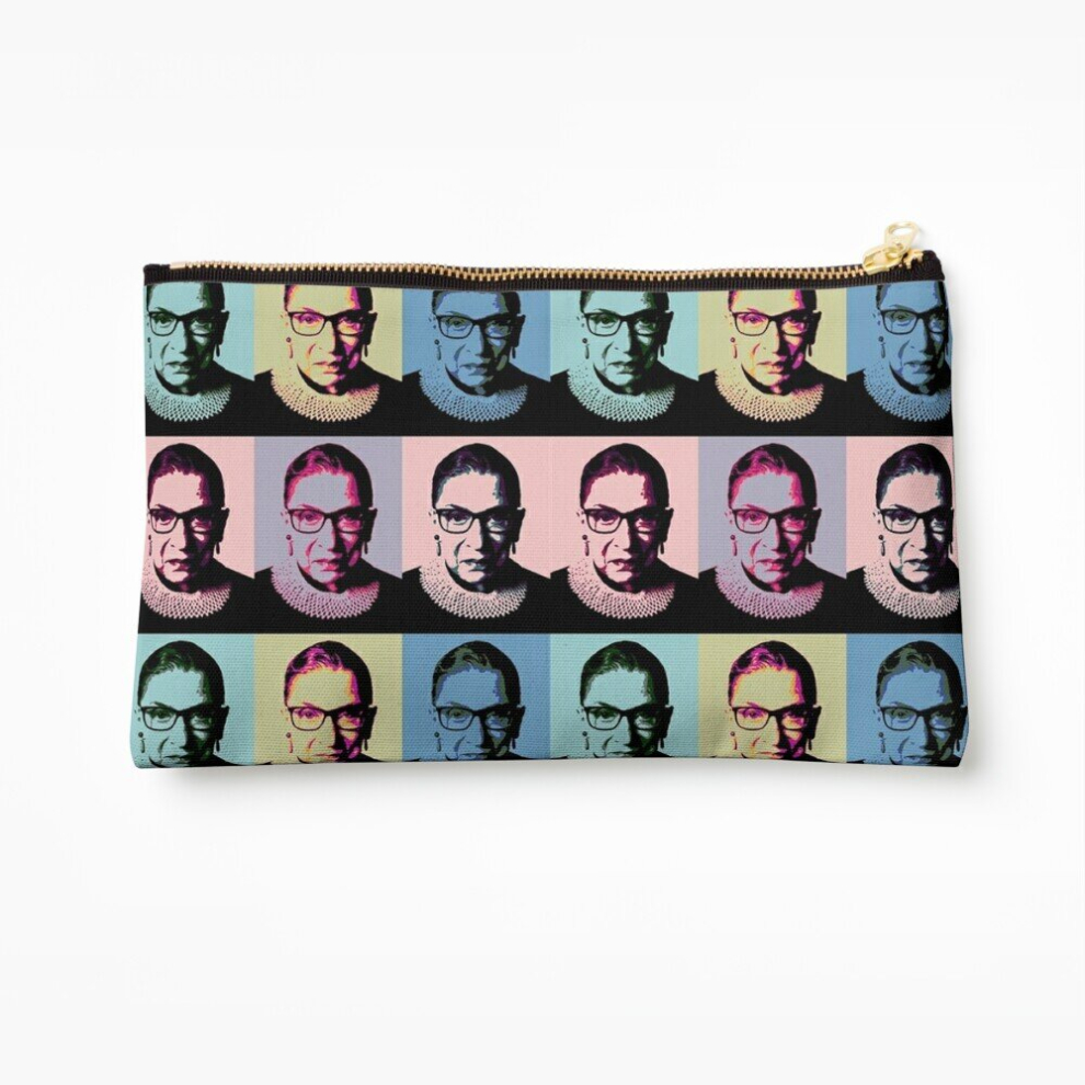Whibos Makeup Bag Notorious Rbg - In Muted Colors Cosmetic Organizer Tyvek Paper Bags Zipper Pouch