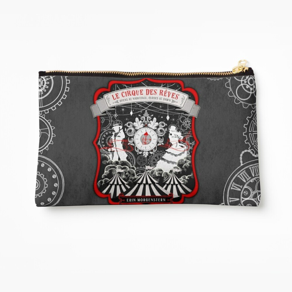Whibos Makeup Bag The Night Circus Cosmetic Organizer Tyvek Paper Bags Zipper Pouch