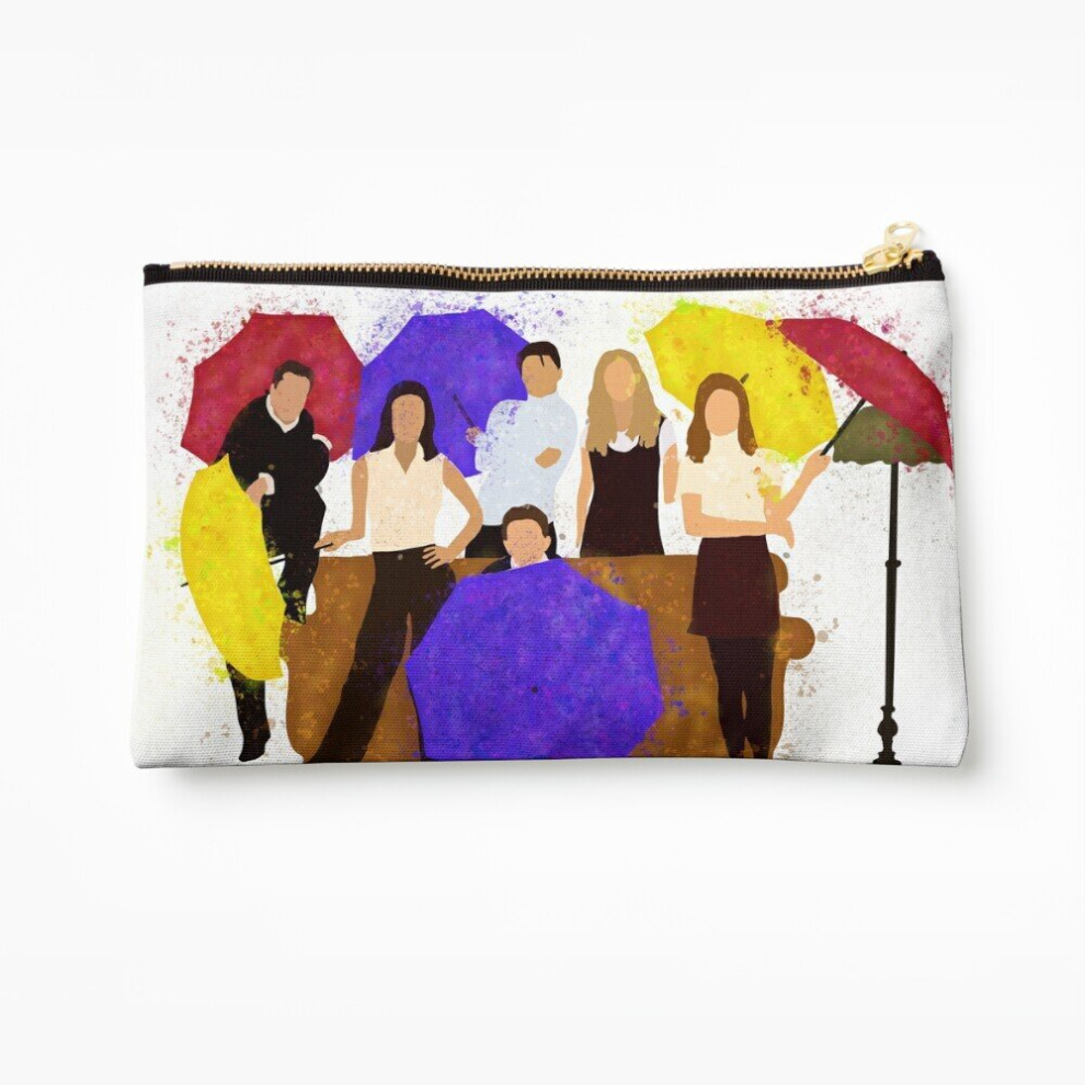 Whibos Makeup Bag I'll Be There For You Cosmetic Organizer Tyvek Paper Bags Zipper Pouch