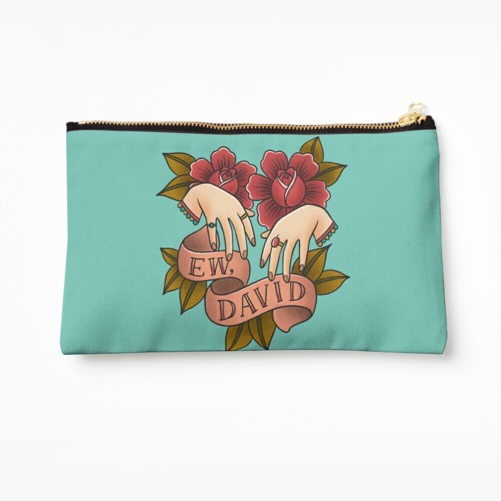 Whibos Makeup Bag Ew David - Schitts Creek - Alexis Rose Cosmetic Organizer Tyvek Paper Bags Zipper Pouch