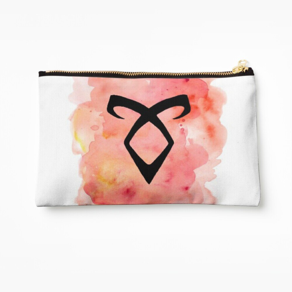 Whibos Makeup Bag Angelic Rune Cosmetic Organizer Tyvek Paper Bags Zipper Pouch