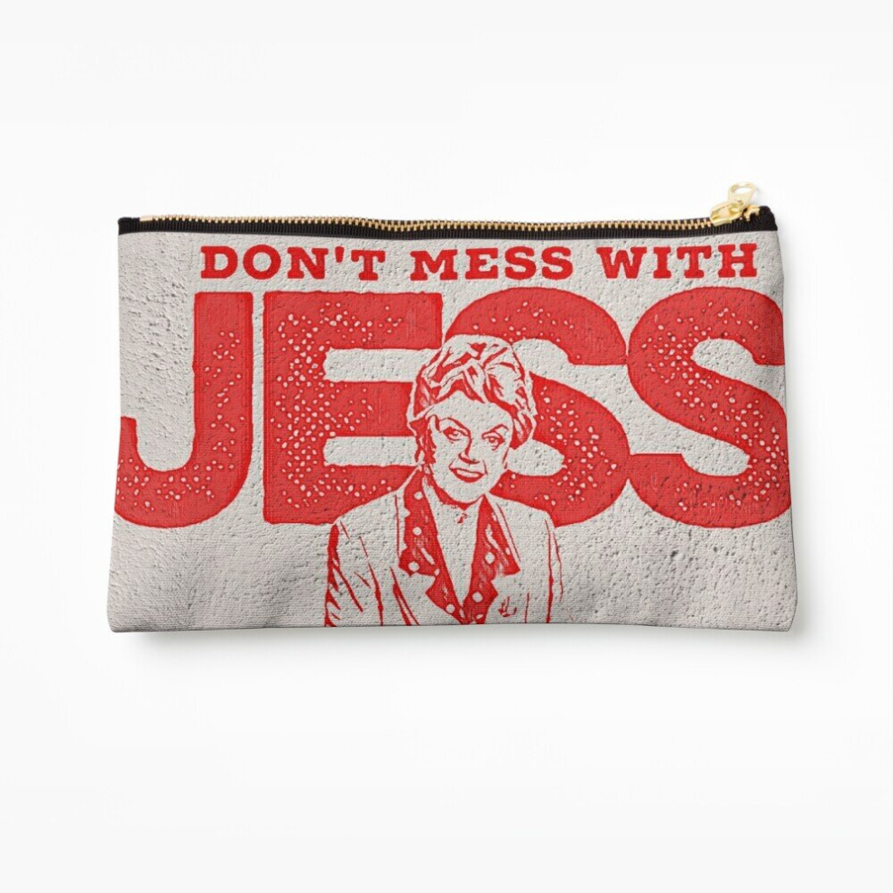 Whibos Makeup Bag Murder, She Wrote: Don't Mess With Jess Cosmetic Organizer Tyvek Paper Bags Zipper Pouch