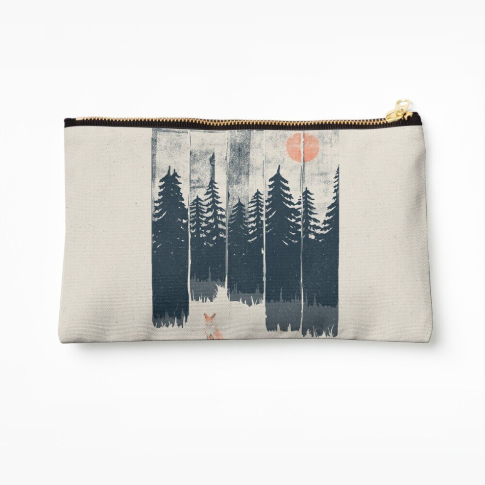 Whibos Makeup Bag A Fox In The Wild... Cosmetic Organizer Tyvek Paper Bags Zipper Pouch