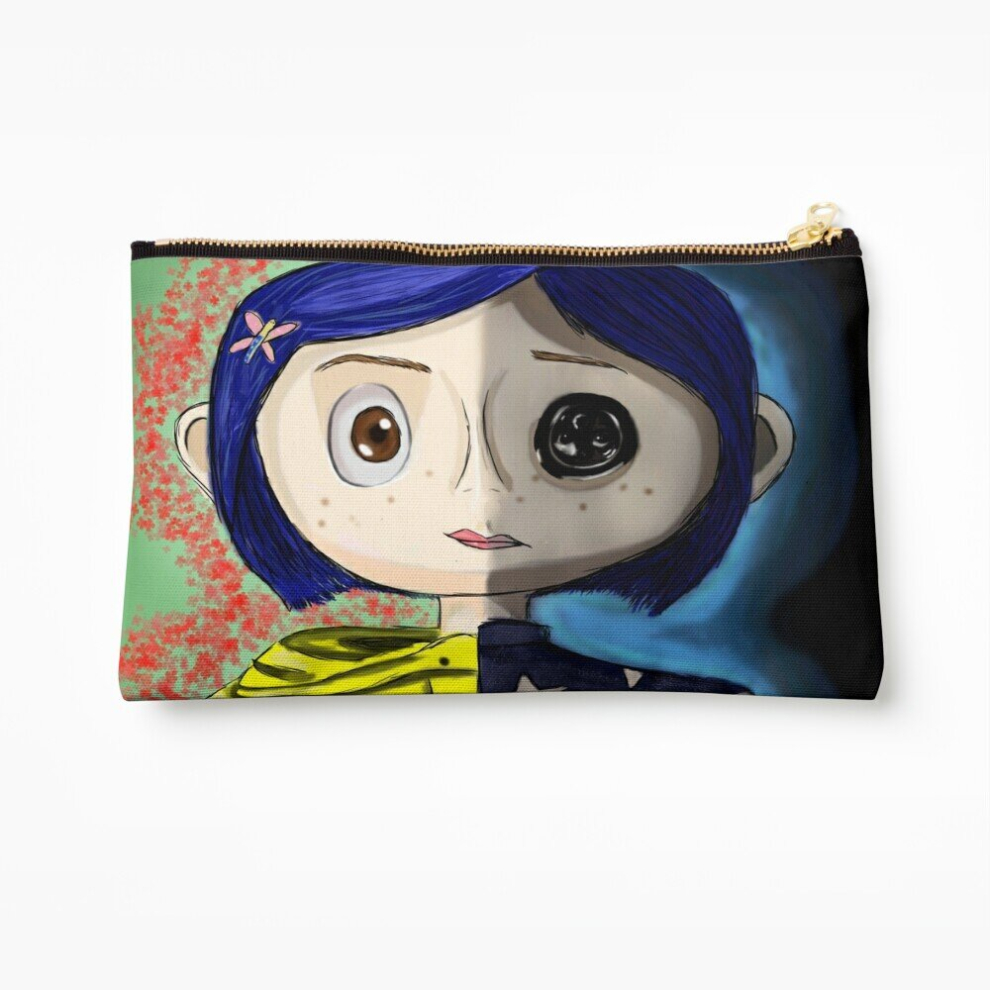Whibos Makeup Bag Coraline Collection Cosmetic Organizer Tyvek Paper Bags Zipper Pouch