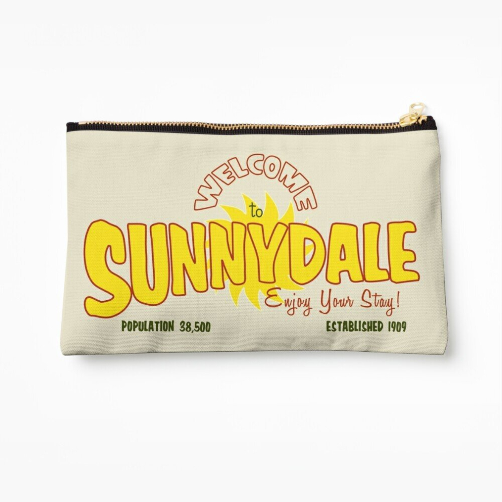 Whibos Makeup Bag Welcome To Sunnydale Cosmetic Organizer Tyvek Paper Bags Zipper Pouch