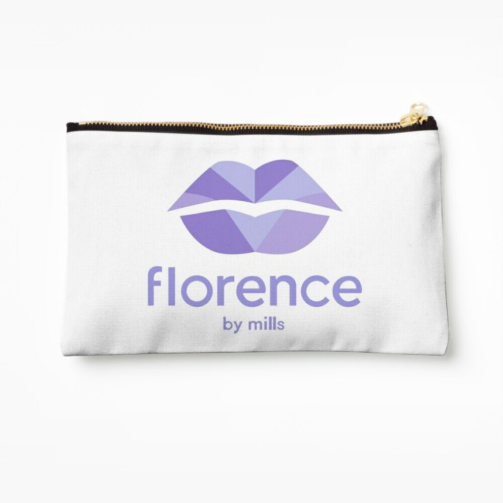Whibos Makeup Bag Florence By Mills - Lips Cosmetic Organizer Tyvek Paper Bags Zipper Pouch