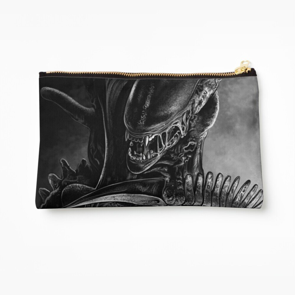 Whibos Makeup Bag Xenomorph Cosmetic Organizer Tyvek Paper Bags Zipper Pouch