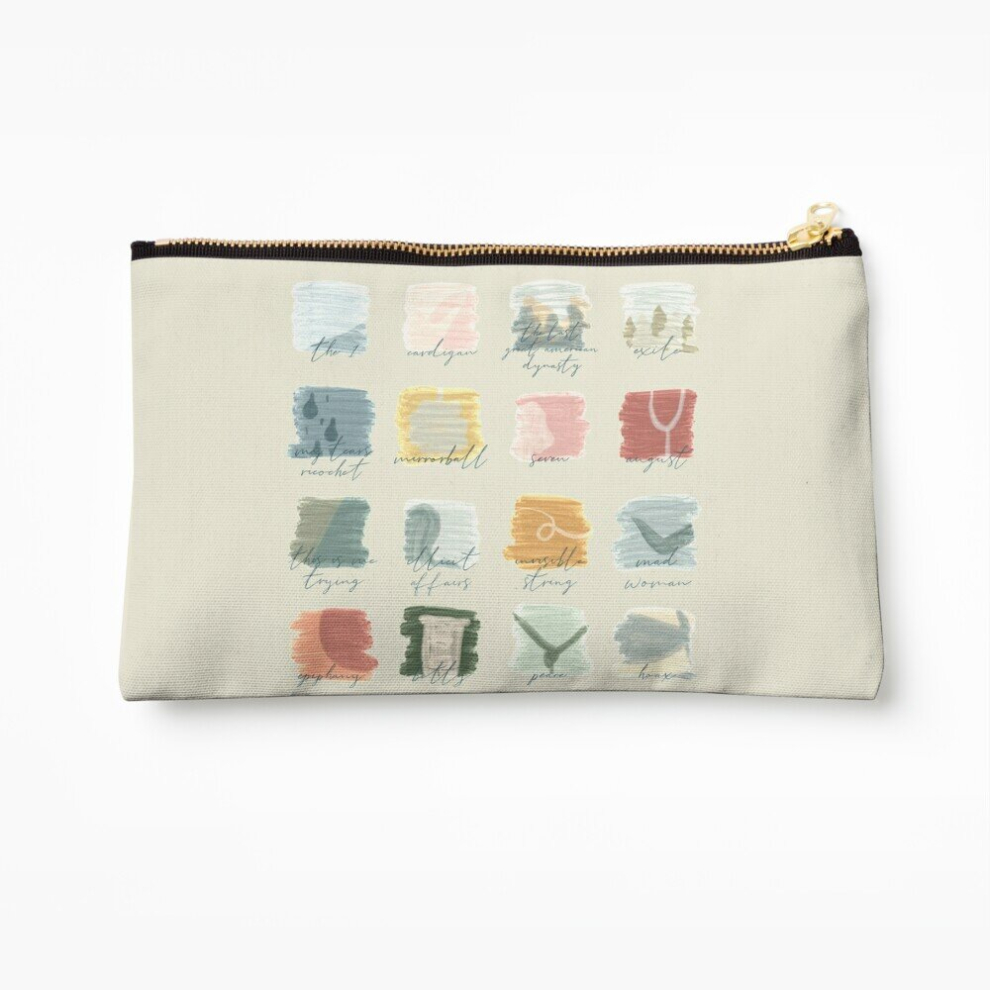 Whibos Makeup Bag Folklore Cosmetic Organizer Tyvek Paper Bags Zipper Pouch