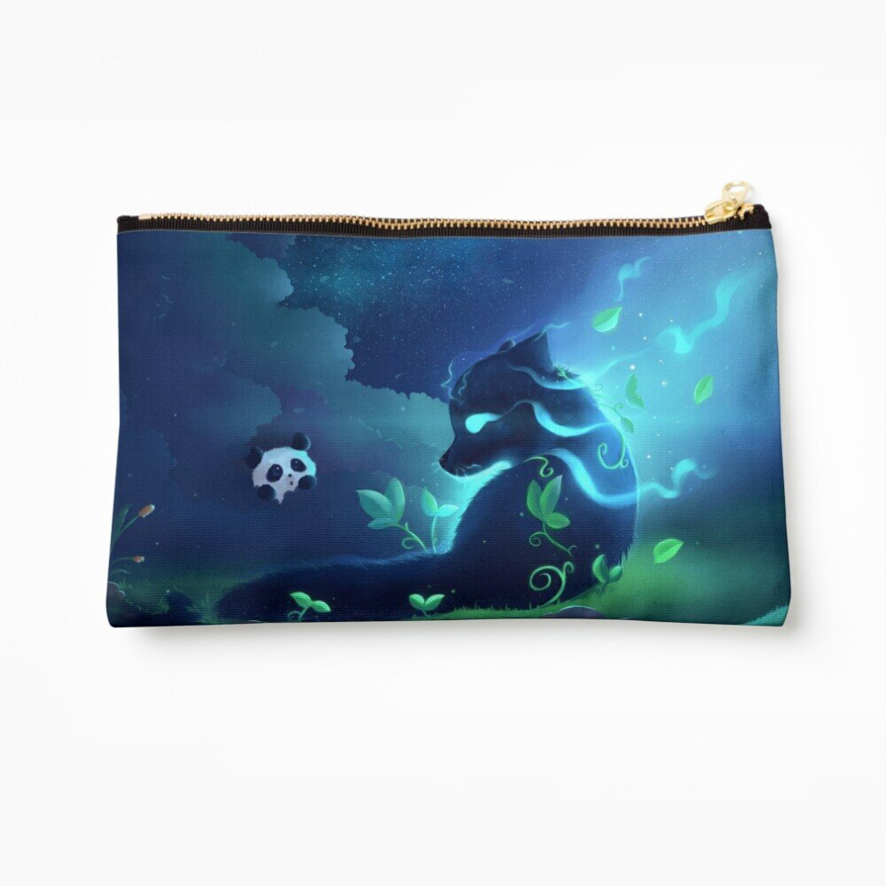 Whibos Makeup Bag Forest Spirit Cosmetic Organizer Tyvek Paper Bags Zipper Pouch