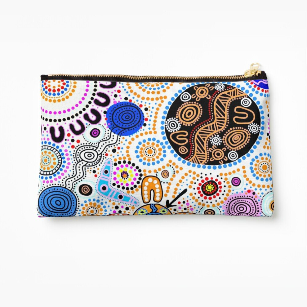 Whibos Makeup Bag Indyamarra Cosmetic Organizer Tyvek Paper Bags Zipper Pouch
