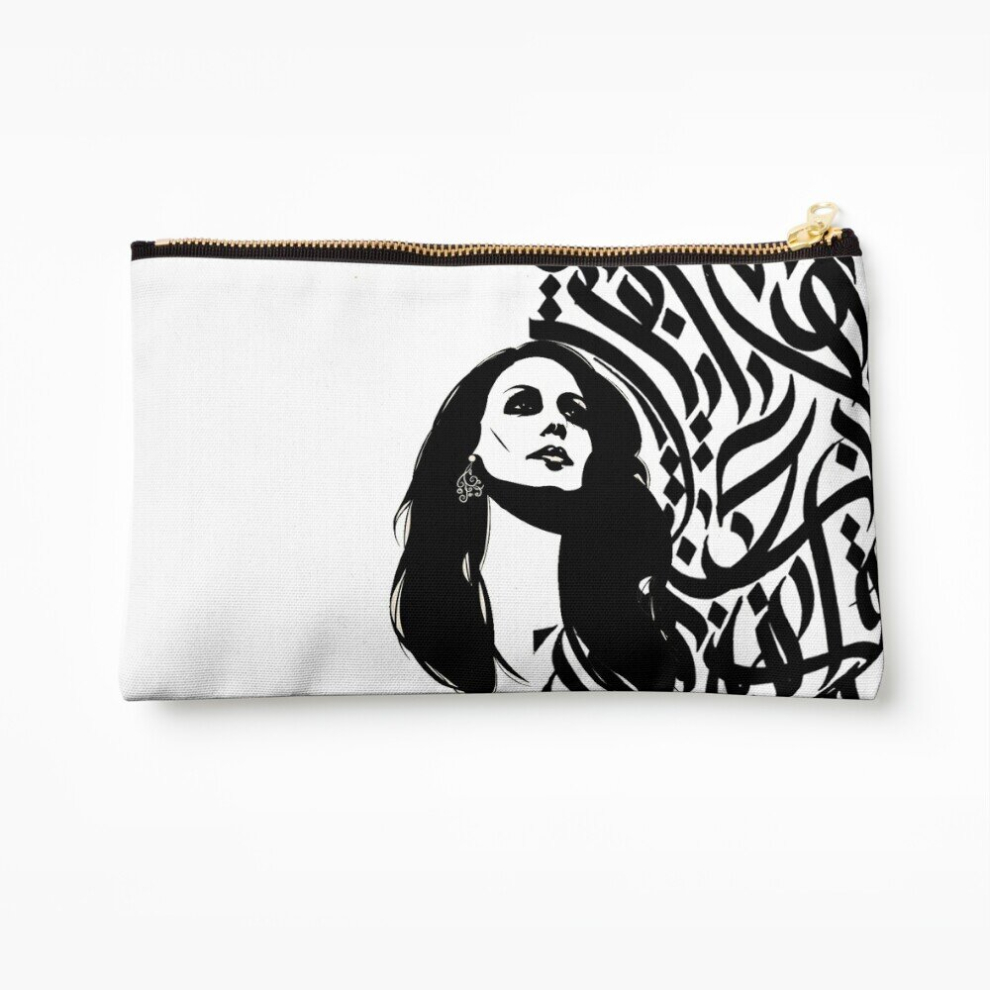 Whibos Makeup Bag Fairouz Collection Arabic Calligraphy By Fadi Cosmetic Organizer Tyvek Paper Bags Zipper Pouch