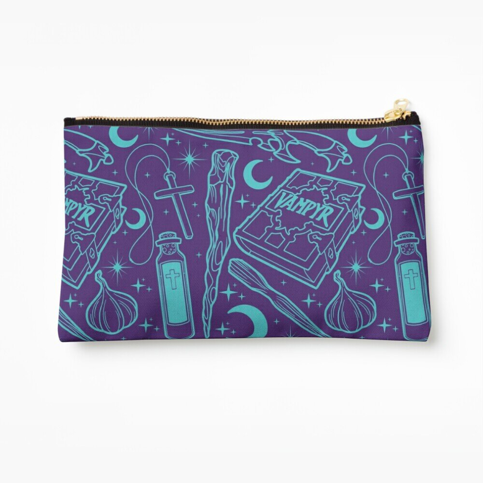 Whibos Makeup Bag Buffy The Vampire Slayer Weapons Ii Cosmetic Organizer Tyvek Paper Bags Zipper Pouch