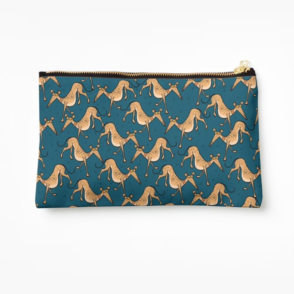Whibos Makeup Bag Brindle Multi Cosmetic Organizer Tyvek Paper Bags Zipper Pouch