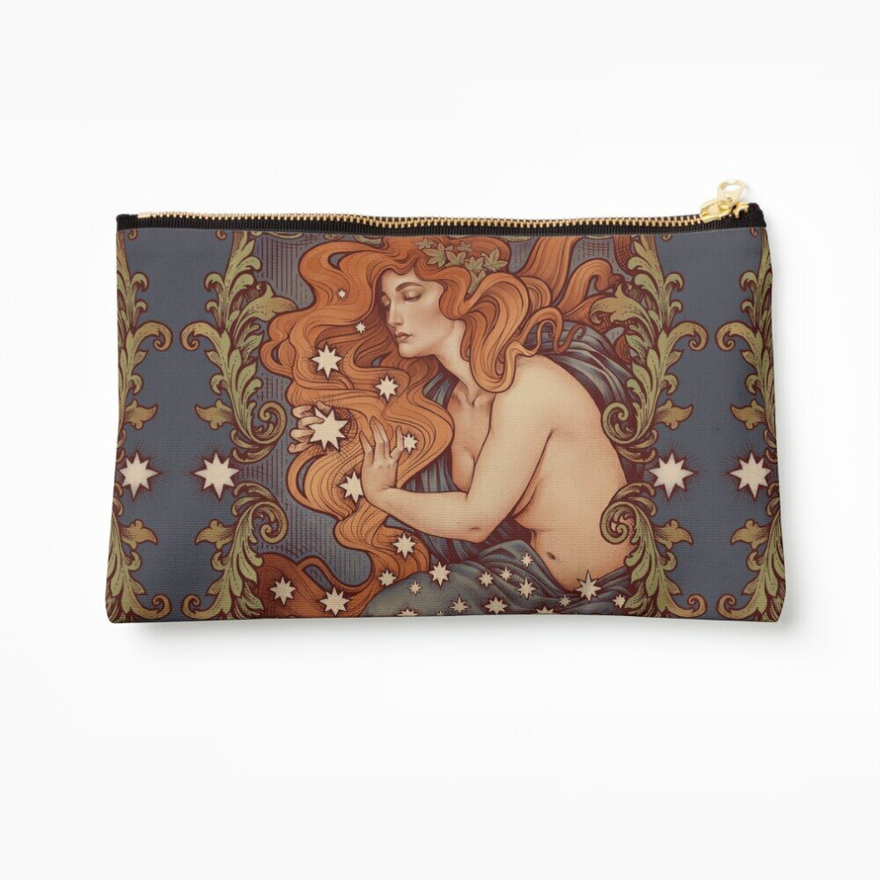 Whibos Makeup Bag Cosmic Lover - Color Version Cosmetic Organizer Tyvek Paper Bags Zipper Pouch