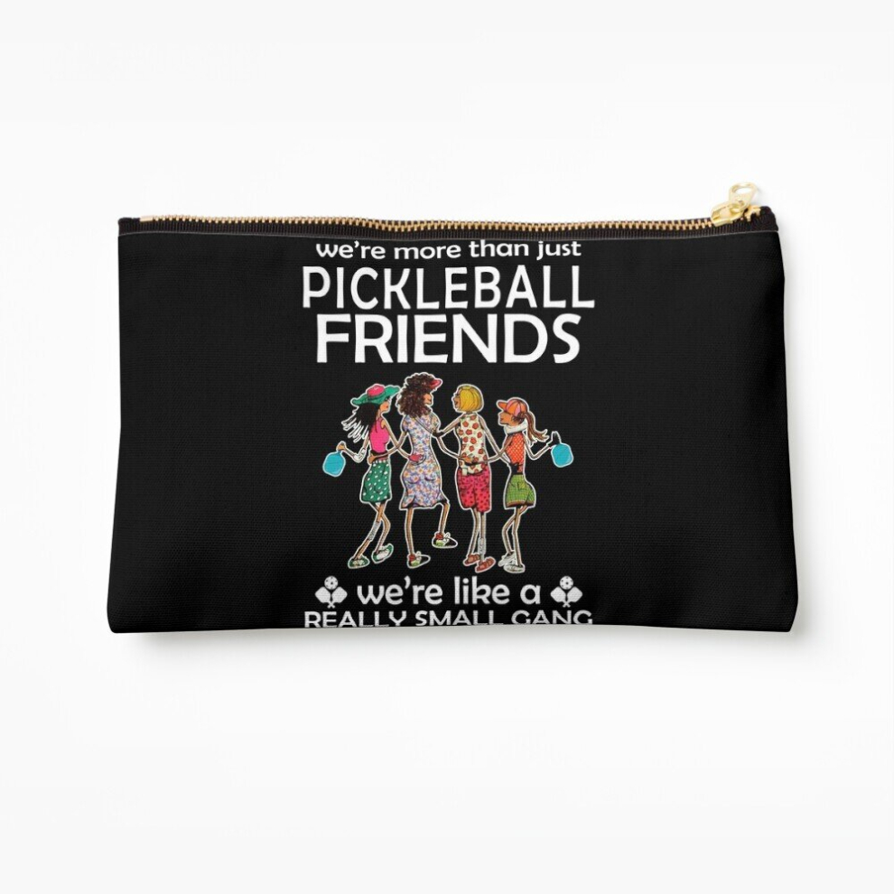 Whibos Makeup Bag Pickleball Friends Pickleball Girls Gift For Pickleall Lovers Cosmetic Organizer Tyvek Paper Bags Zipper Pouch