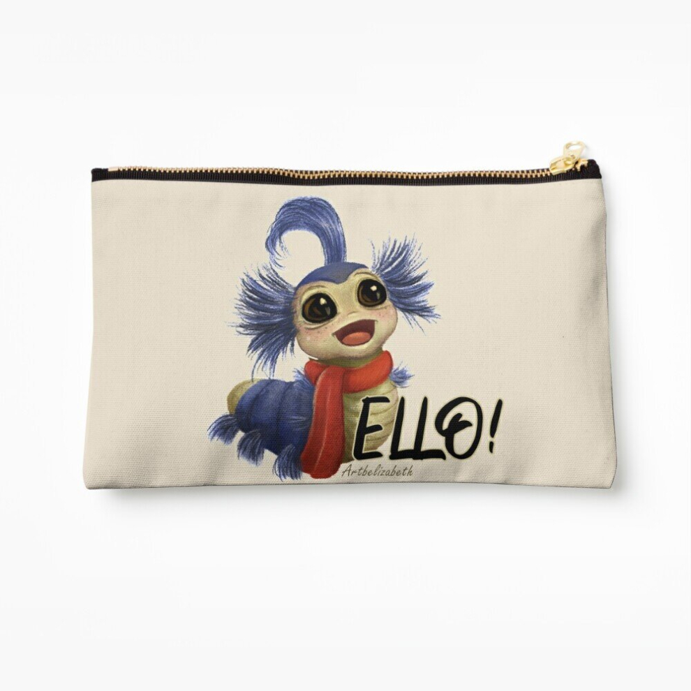Whibos Makeup Bag Labyrinth Worm Cosmetic Organizer Tyvek Paper Bags Zipper Pouch